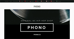 Desktop Screenshot of phono.ca